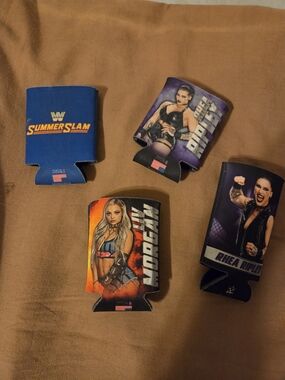 WWE SummerSlam & Rhea Ripley & Liv Morgan Can Coozies
